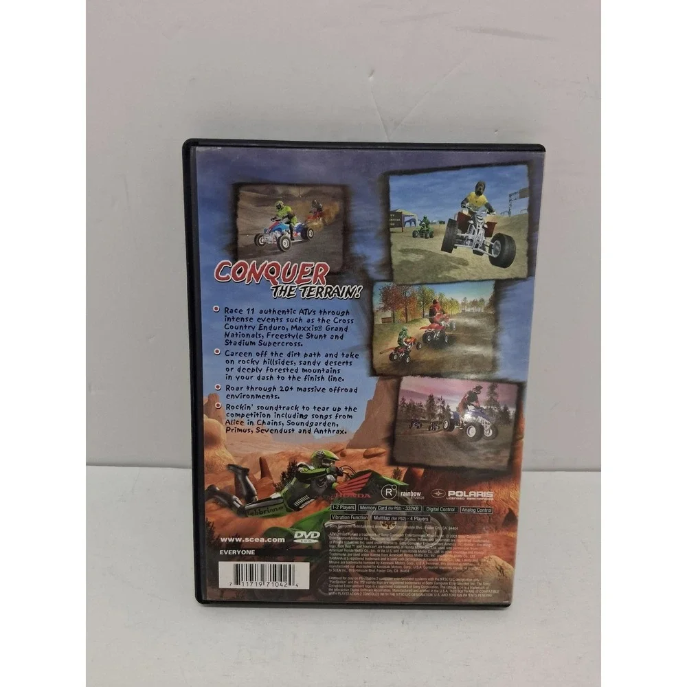 ATV Offroad Fury Sony PlayStation 2 PS2 Greatest Hits Complete CIB Racing Game